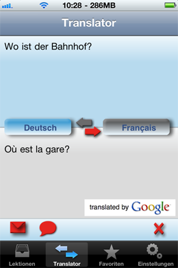 iSayHello Reisewörterbuch App