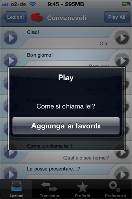 iSayHello vocabolario da viaggio App
