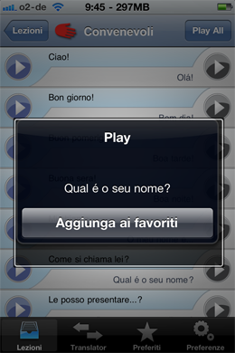 iSayHello vocabolario da viaggio App