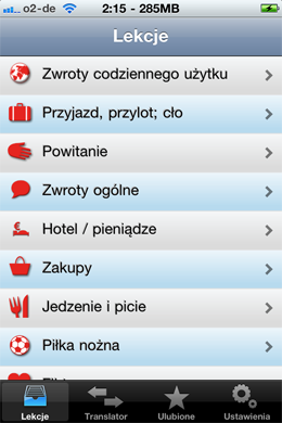 iSayHello podróżować  App
