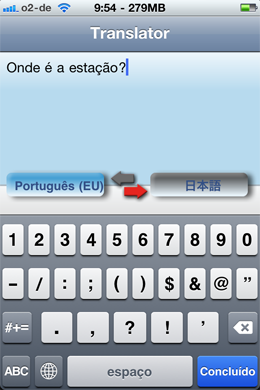iSayHello dicionário de viagem App