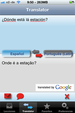 iSayHello diccionario de viajes App